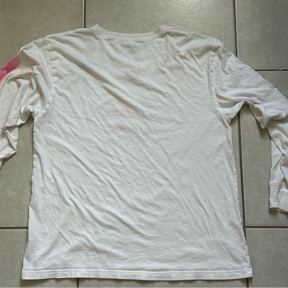 Victoria's Secret Pink Racing Campus Long Sleeve Tee in white - Picture 4 of 10